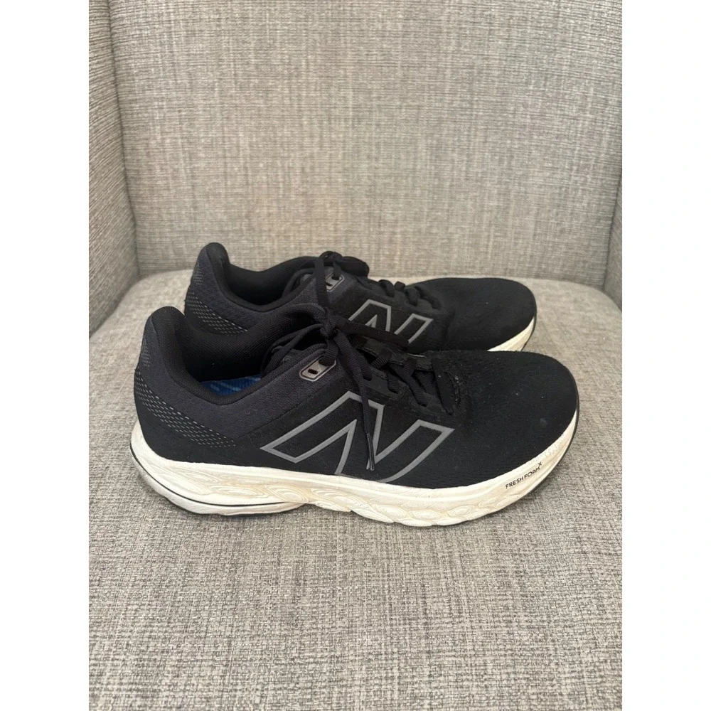 New Balance Fresh Foam X 860v13 Black White Running Shoes Women 9.5/Men 8